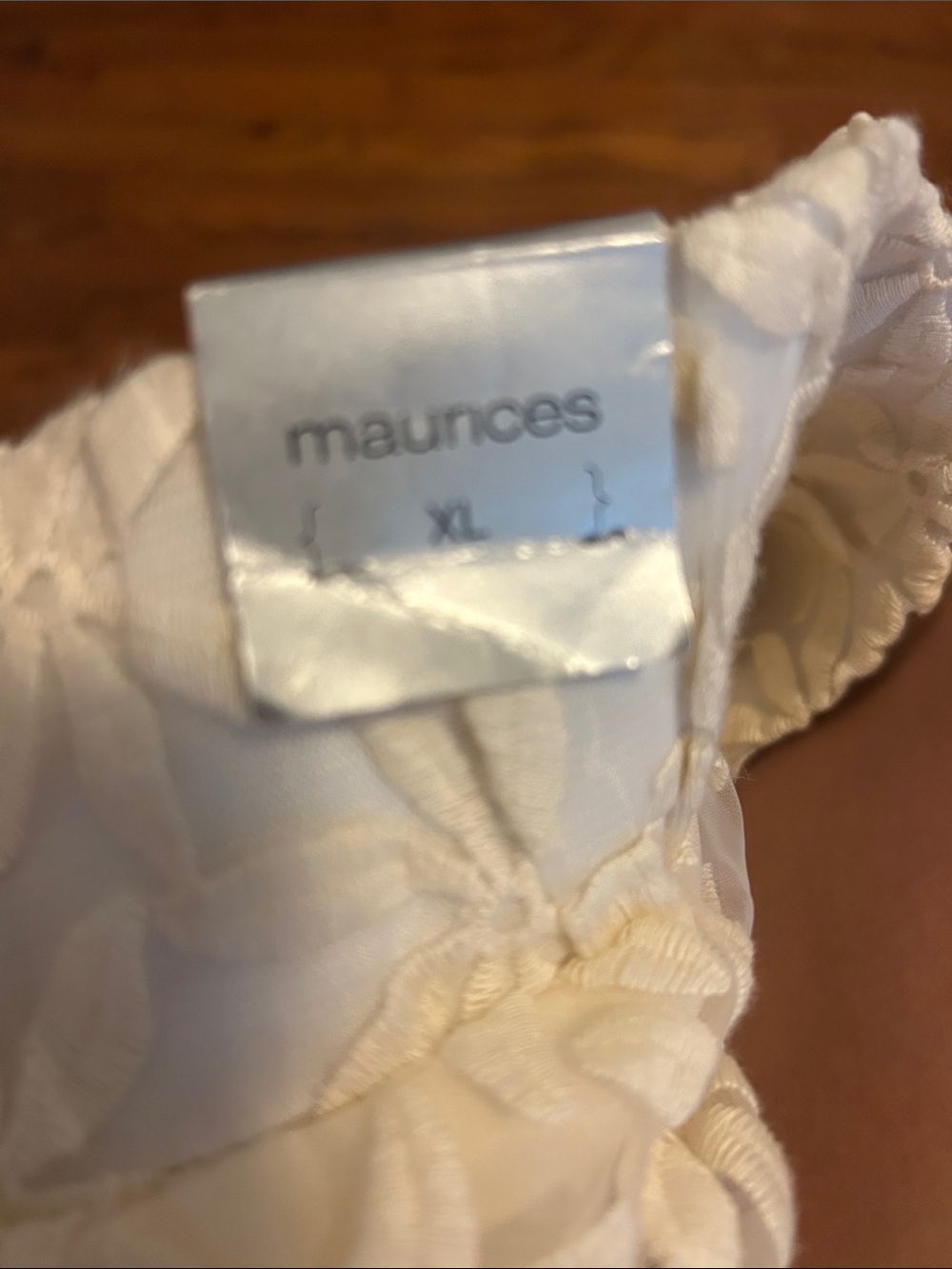 NWT Maurices White Floral Lace Mini Skirt - Picture 2 of 5